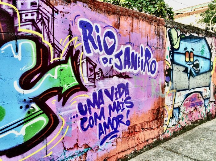 Cool street art in Rio