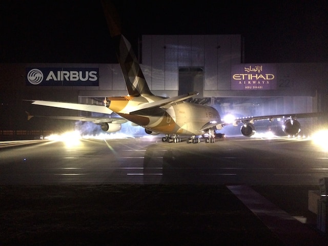 etihad a380 roll-out photo
