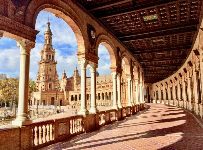 The historic architecture of Sevilla