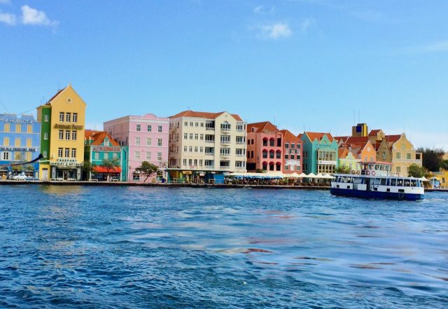 colorful buildings willemstad caribbean