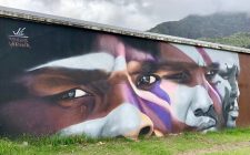 Street art in Reunion Island A beautiful piece in Cilaos.