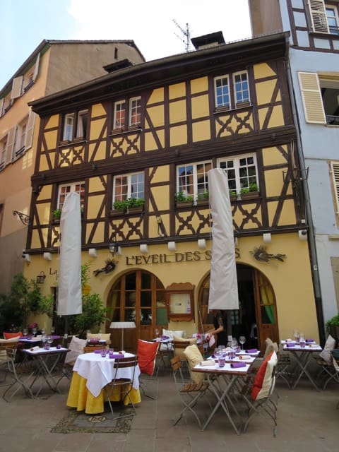 The Petit France neighbourhood is packed with lots of restaurants, cafés and wine bars.