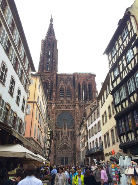 strasbourg-cathedral-street-photo