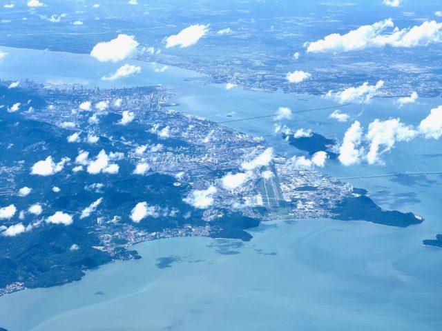 aerial view penang