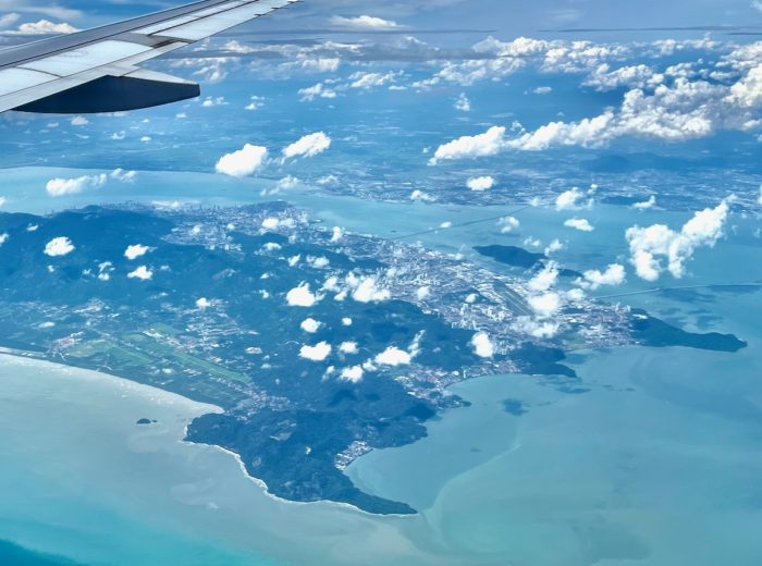 Plane views: Penang Island