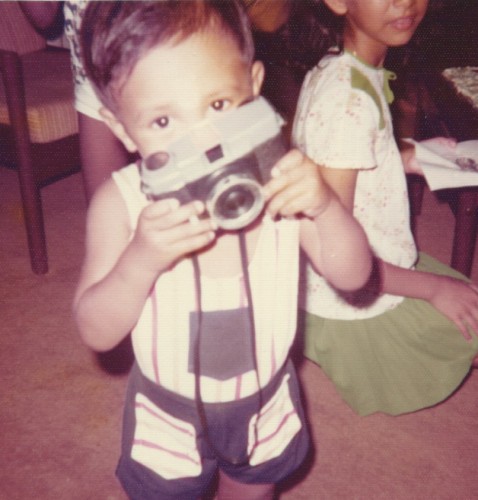 I took my first photo at age 2. Haven't stopped since! :-)