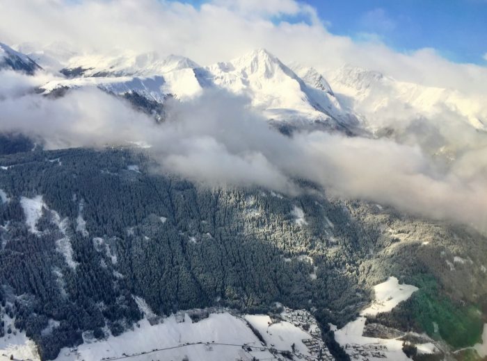 Plane views – Innsbruck in winter