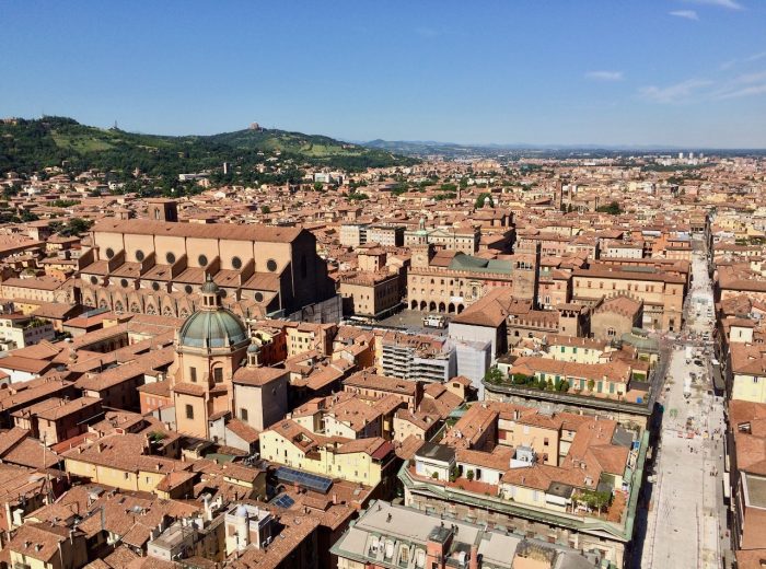 Panoramic views of Bologna