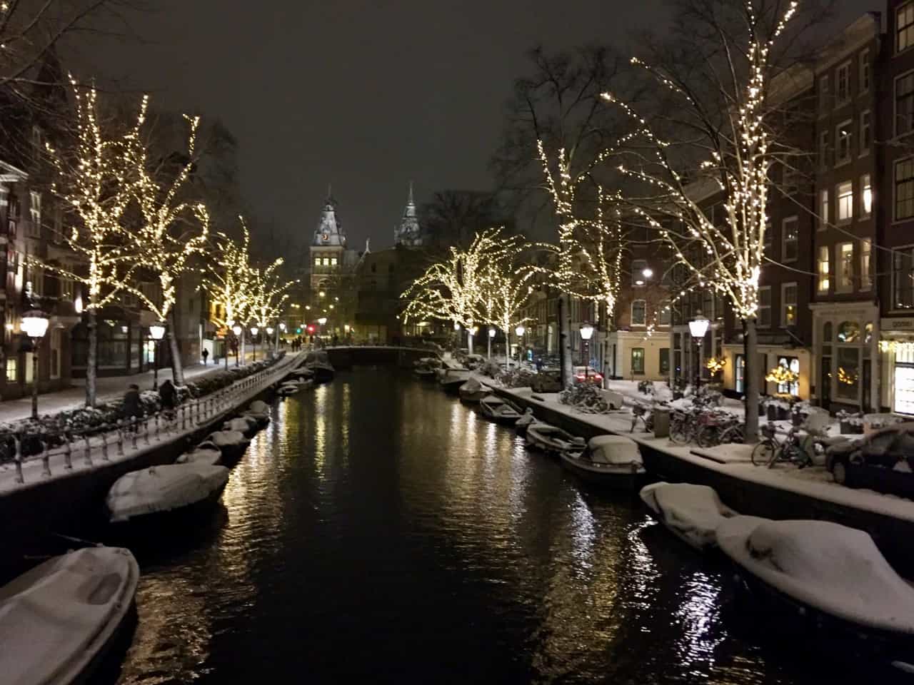 Photos of winter in Amsterdam