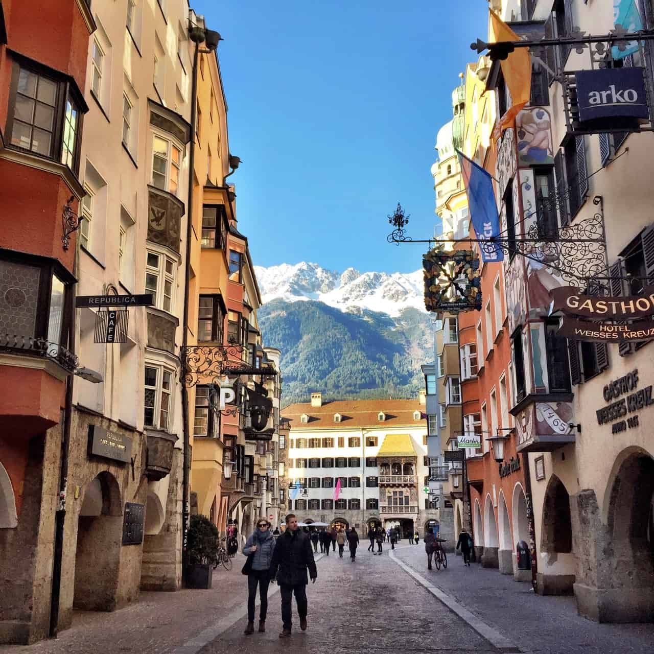 Amazing Views Of The Alps When Flying Into Innsbruck