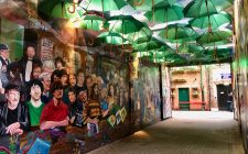 Exploring the Cathedral Quarter in Belfast umbrella-passage-belfast-photo