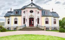 Colourful Dornburg rococo-castle-dornburg-germany-photo