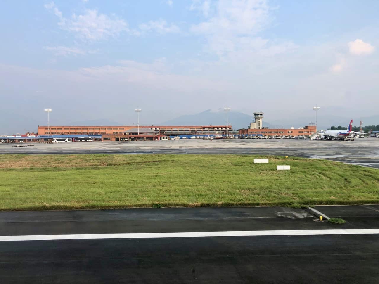 Aerial view of Kathmandu from a plane window | Velvet Escape