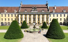 The treasures of St. Florian Monastery Inside the impressive courtyard of the monastery.