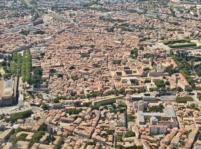 Plane views: Montpellier
