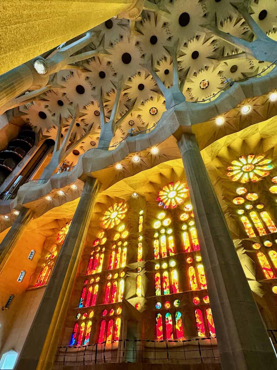 sagrada familia stained glass