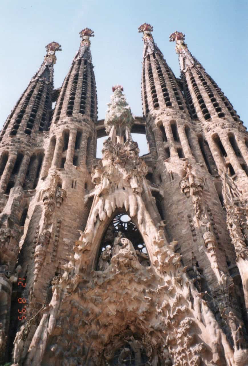 sagrada familia nativity facade 1995