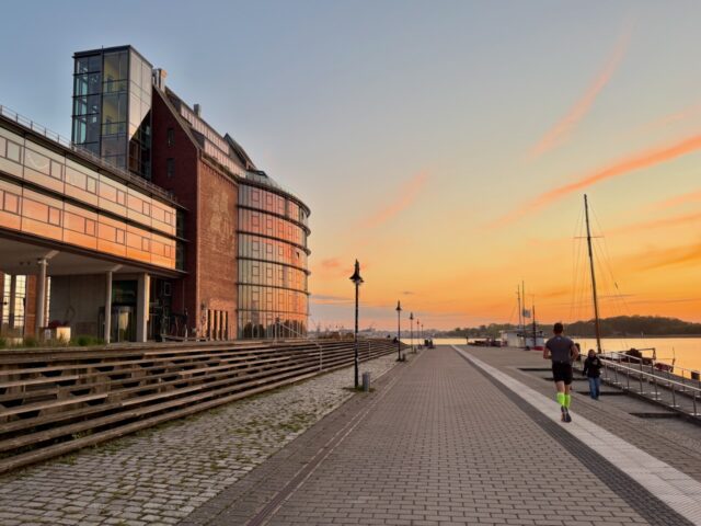where to see the sunset in rostock